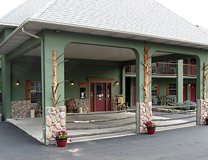 Entrance to the Lodge